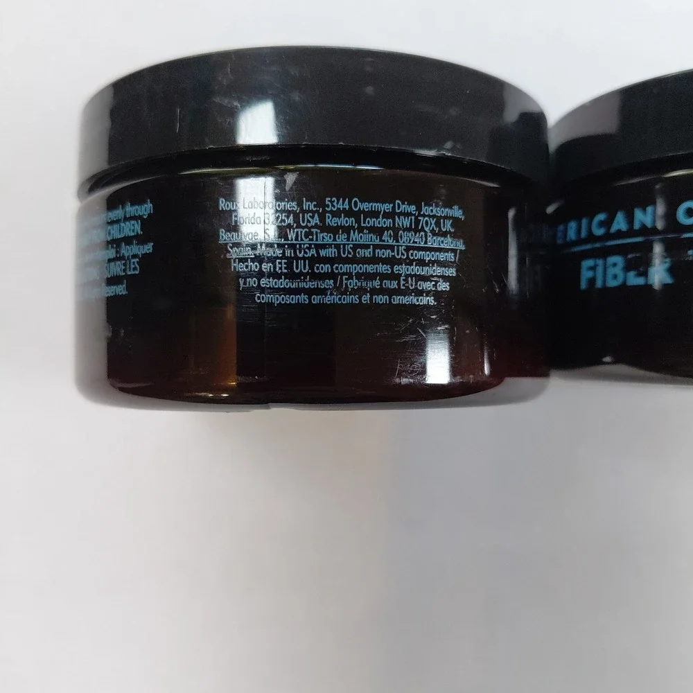 Lot of 2 American Crew Fiber 3oz Pliable Fiber with High Hold and Low Shine